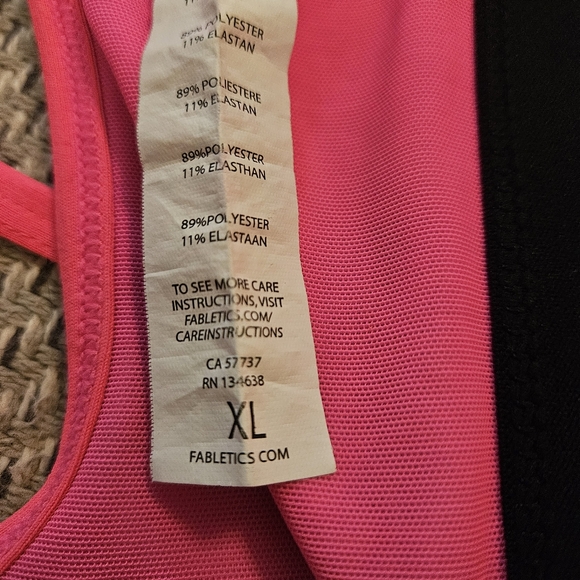 Fabletics Ayni Sports Bra Like New Womens Size XL Yoga Gym - Picture 8 of 10